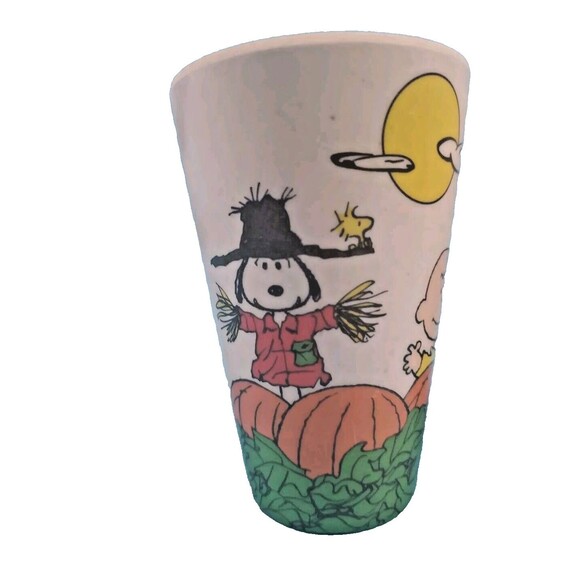Charlie Brown Eco Friendly Cups Thanksgiving Halloween Bamboo Set Of 2 2023 - Picture 2 of 16